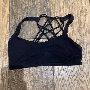 Lululemon Free to Be Sports Bra - Black - Size 4